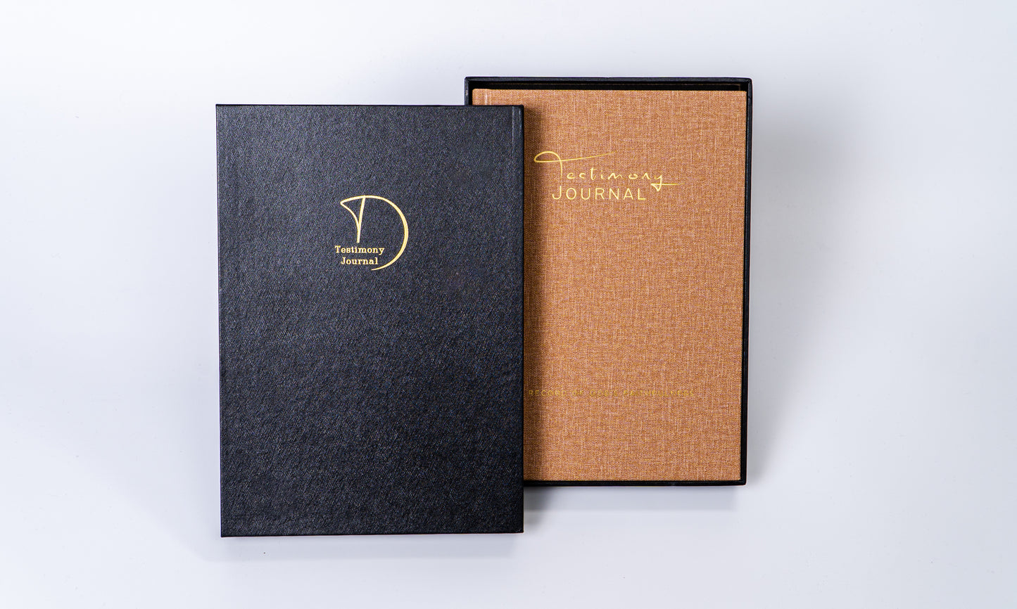 Christian Journal & Leather Notebook